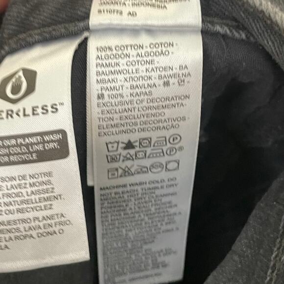 Levis Jeans Womens Size 24 Black 94 Baggy Relaxed Mid Rise Denim Y2K Gothic - Picture 10 of 11